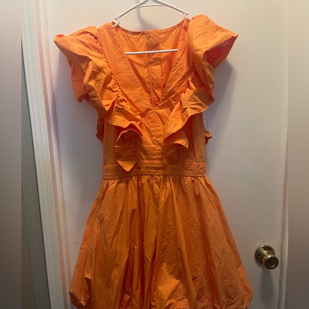 Open back dress